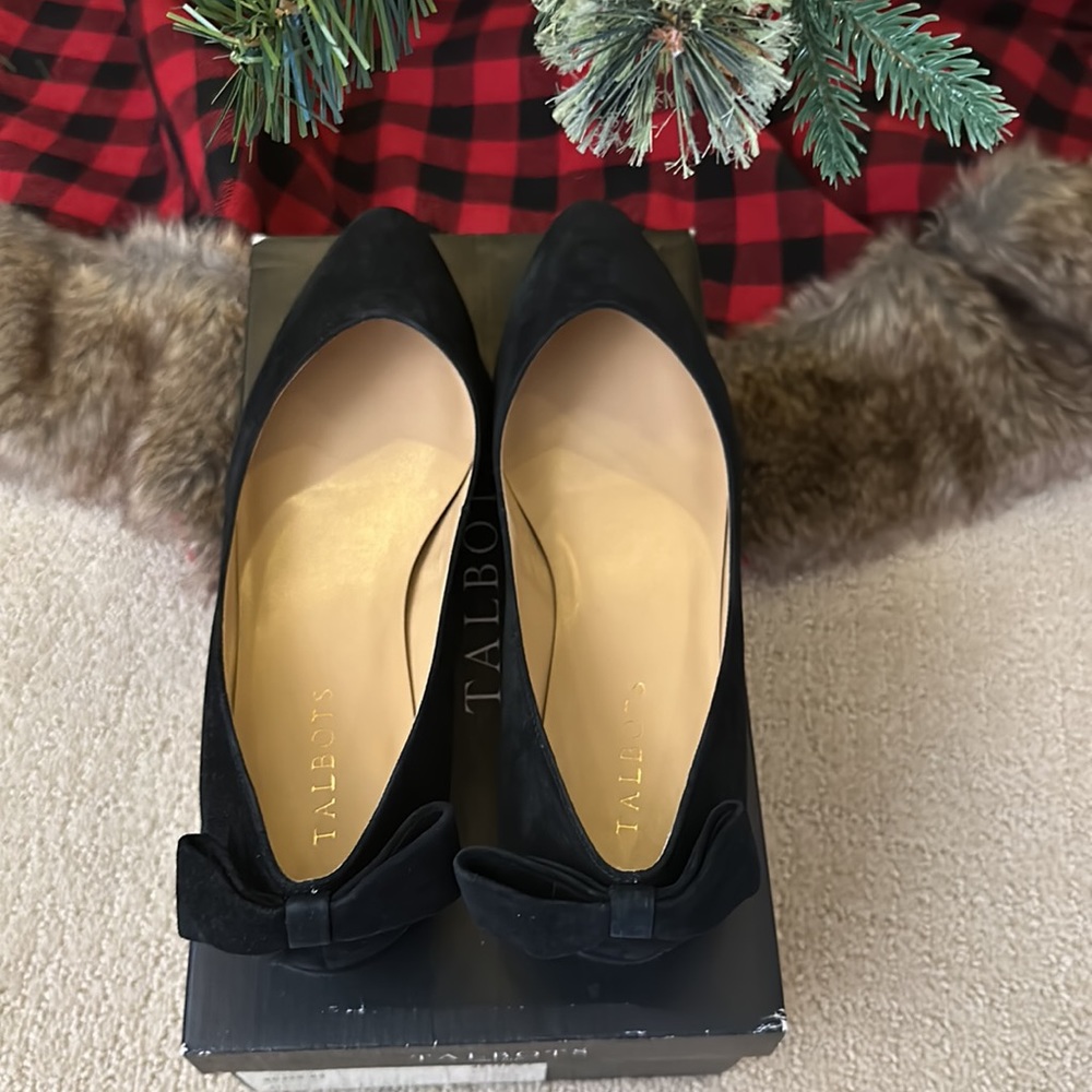 Talbots Velvet Flats